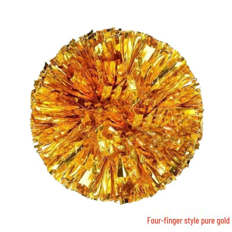 Cheerleading Dance Hand Flowers - Cheerleader Handheld Pom Ball for Gymnastics and School Sports