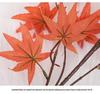 Artificial Red Maple Leaf Branch for Decoration and Landscaping