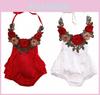 Premium Quality Toddler Baby Girl Flower Bodysuit Jumpsuit Sunsuit For Versatile Wear