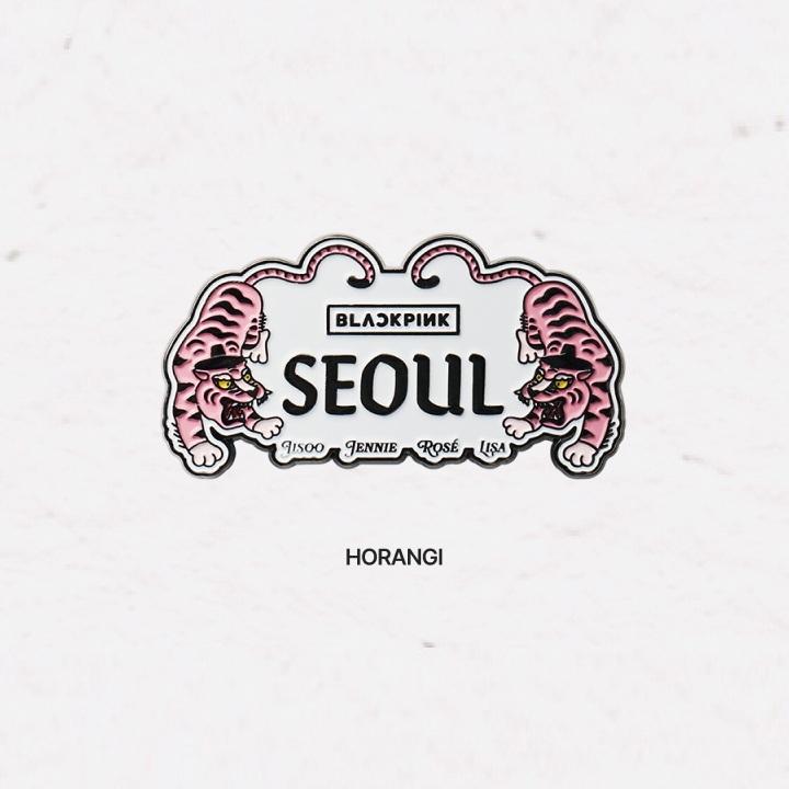 Official BLACKPINK [KOREA EDITION] Pin Badge - Traditional K-Heritage Metal Brooch