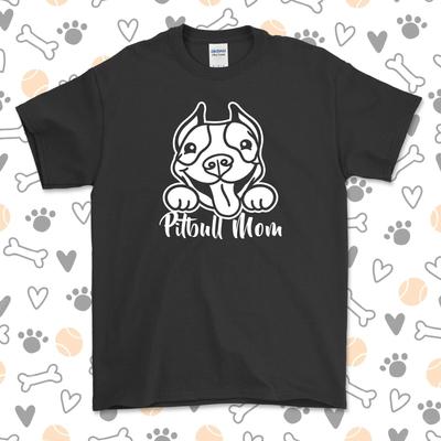Pitbull Mom T-Shirt | American Pit Bull Terrier | Pick Your Color! | Dog Mom |