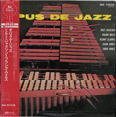 LP Record MILT JACKSON, FRANK WESS, KENNY CLA - Opus De Jazz K18P9344 SAVOY JAZZ 1984 Japan Jazz Used