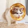 Adjustable Cat Cone Collar Cartoon Anti Licking Collar Cat Recovery Collar  Wound Recovery