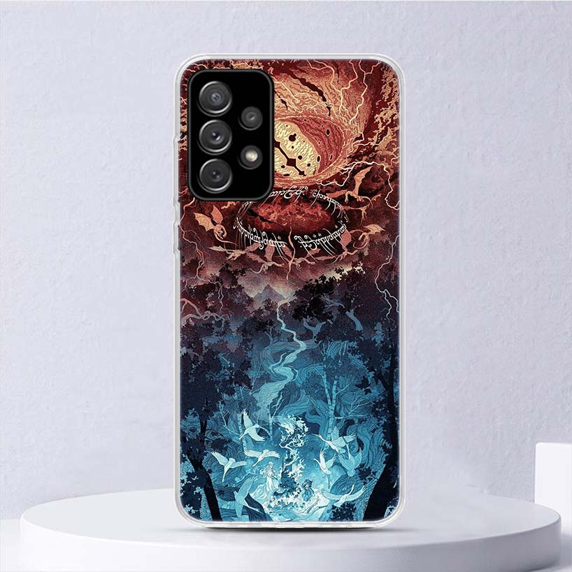 The L-Lord of The R-Rings Soft Case For Samsung Galaxy A17 A16 A26 A36 A56 A15 A14 A13 A55 A54 A53 Phone Cover A25 A35 A24 A34 A