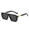Latest For Gents Stylish Square Sun Glasses For Ladies Vintage Sun Glasses UV Classic Geometry Rectangle Eye Glasses Vintage Big Frame Eyeglasses