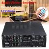 2000W 326BT 12V/110V Support 4 Microphone with Remote Channel Audio Power HiFi Amplifier Bluetooth 2.0 Stereo AV Amp Speaker
