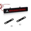 Car Decorative Light LED Front Hood Grille Emblem Badge Decor For Mitsubishi ASX I200 Outlander Pajero Eclipse Lancer