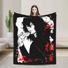 Aizawa Shota Anime Blankets Coral Fleece Plush All Season Breathable Super Warm Throw Blanket for Bed Outdoor Bedding Throws