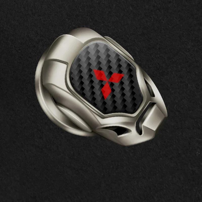 Car One Button Start Stop Cover Sticker for Mitsubishi Badge Lancer Pajero ASX Outlander Eclipse Galant Montero L200 Inner Decor