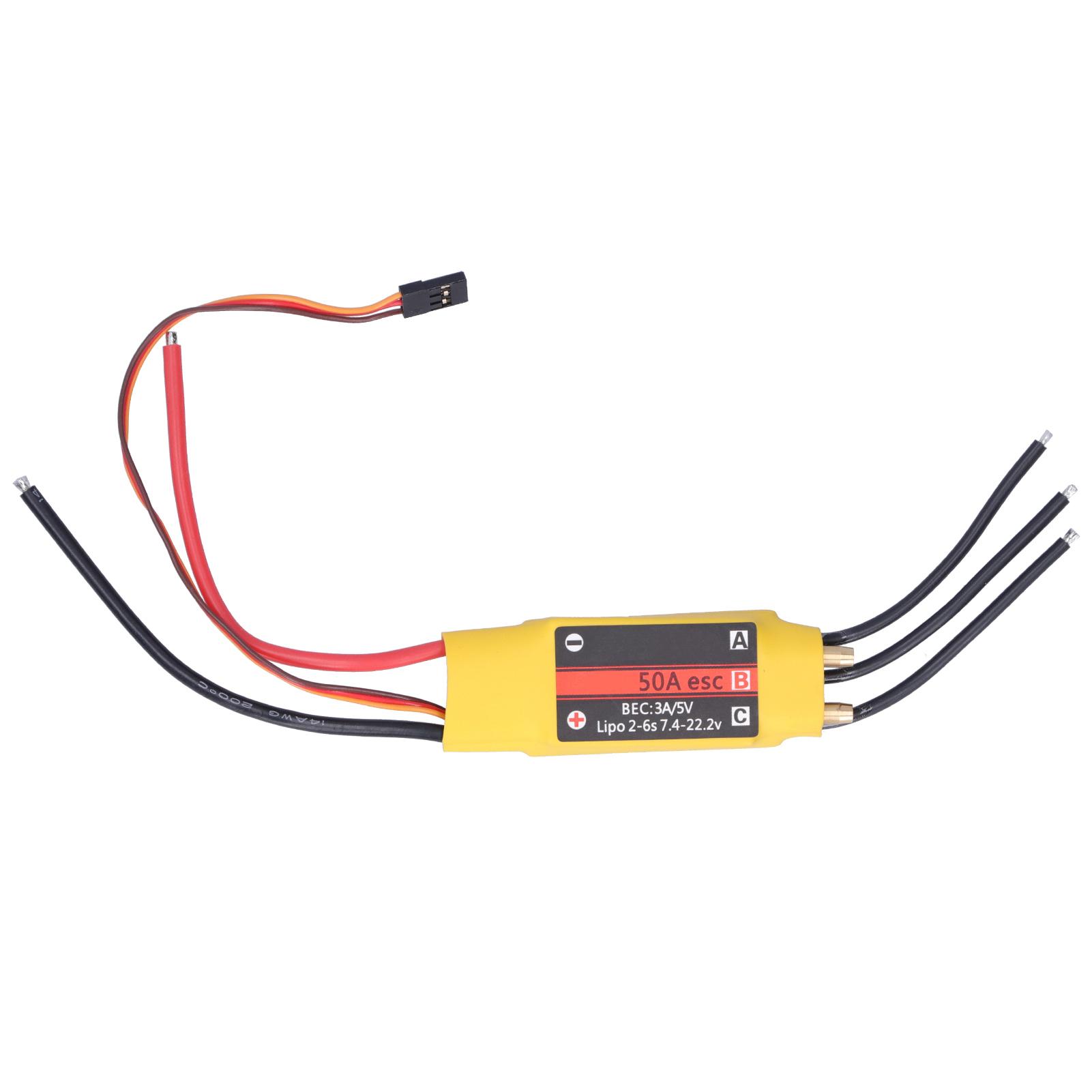 

50A 2Way Brushless ESC Electronic Speed Controller Accessory for RC Boat Model