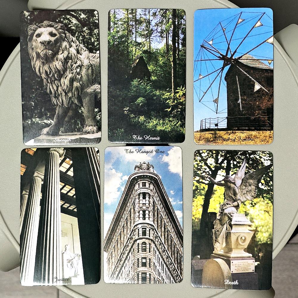 10.3*6cm Tarot of Architectural Objects 78 Pcs Tarot Cards Based on Rider Waite System