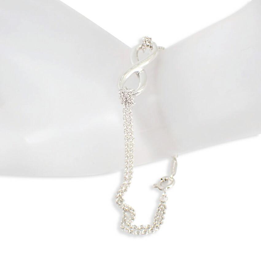 

[Б/у] Браслет-цепочка TIFFANY/Tiffany 925 Infinity Double [g393-62]