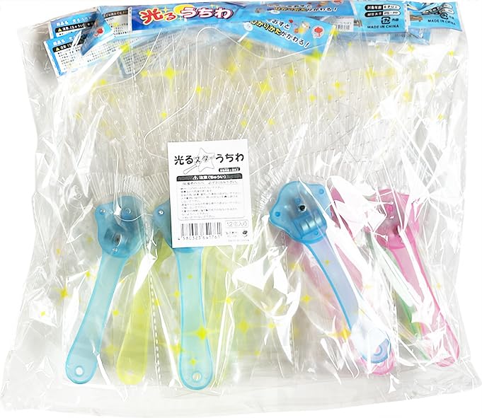 Glowing Fans (12 pieces) (Star)