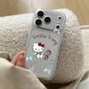 Hello Kitty Space Shell, Transparent Drop-Proof Case for Apple 17 Pro Max, 16, 15, 14/13, 12 Pro