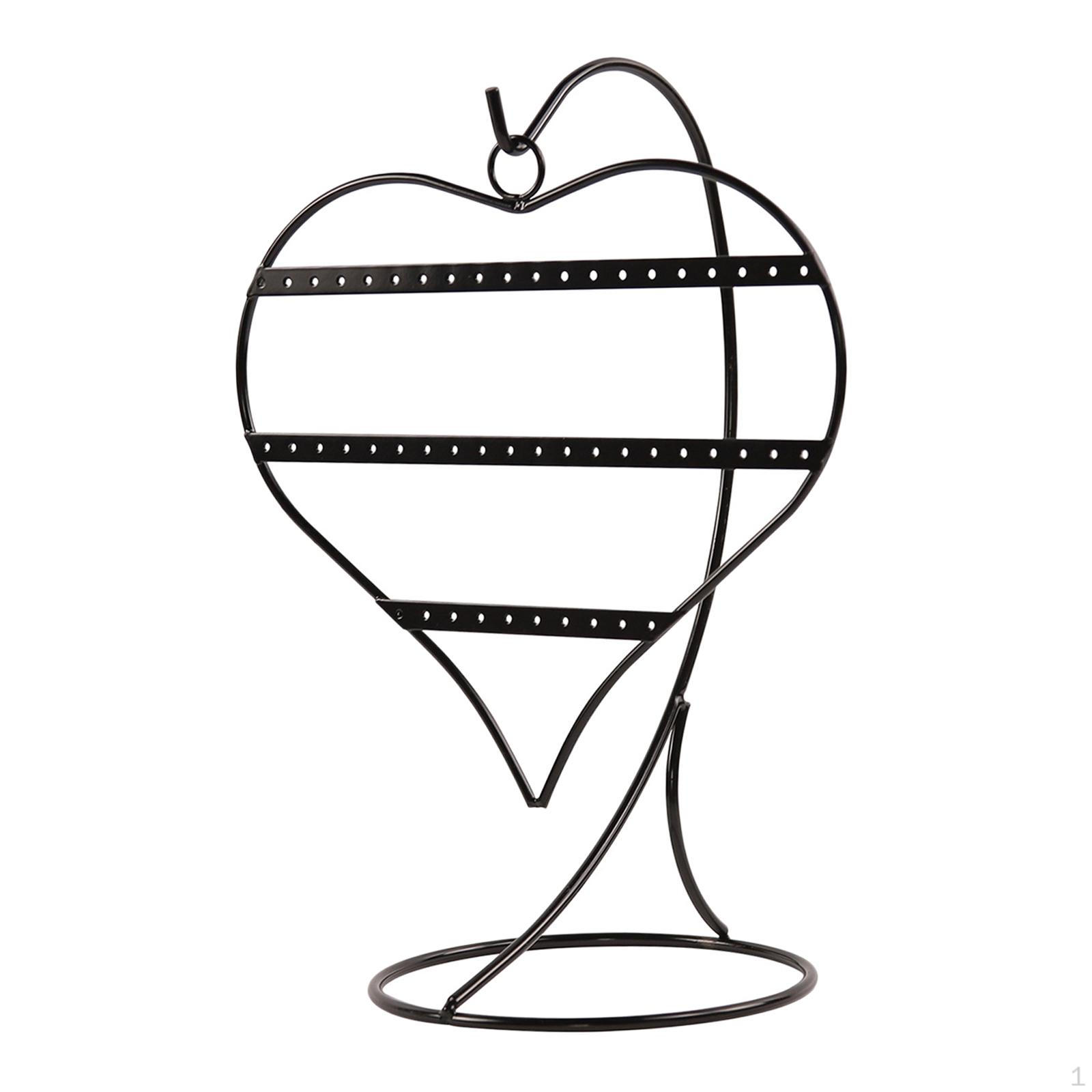 

Подставка для серег Держатель для серег Настольный Прочный Женский Девичий Органайзер для хранения ювелирных изделий для магазина чёрный