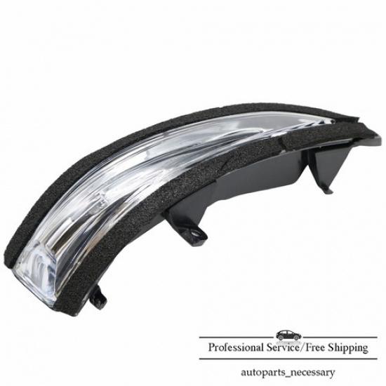2010- Lexus LX570 GX460 RH Passenger Mirror Turn Signal Lamp Light Assembly | Clear Lens | Black Housing | LED | 3 Years Manufacturer Warranty