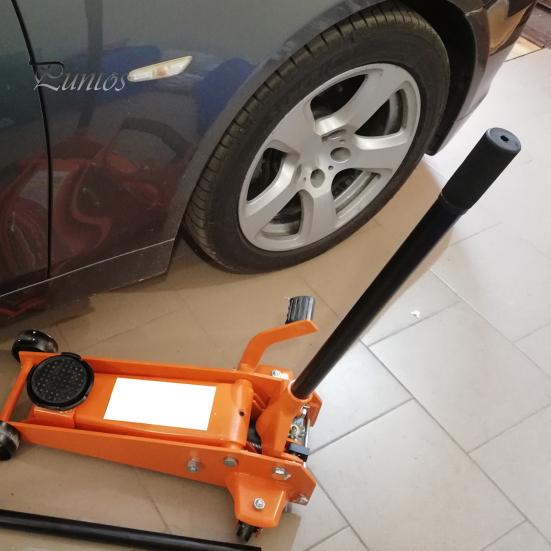 Cric hidraulic de podea de 2,5 tone, profil redus, din oțel, cu pompă manuală pentru camion, SUV, autoutilitare, instrument de reparații auto de mare putere și kit de urgență pentru drumuri