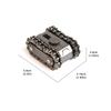 EDC Metalltank Fingerspitzen Spinner Kette Zahnrad Spielzeug Büro Stressabbau Spielzeug Büro Stressabbau für Erwachsene Kinder Geschenk Spielzeug