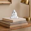 Faceless Buddha Ornament 3D Printed Figurine, Statue for Meditation & Desktop Spiritual Room, Sitting Sculpture Desk Shelf Decoration Home Office