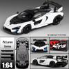 Maistoy 1/64 McLaren 765LT Black Knight Alloy Model Car Ornament