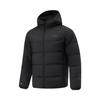 Fitness Series 90% Duck Down Hooded Short Down Jacket Black Men AYMV211-3