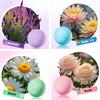 6Pcs 100G Salt Bath Bombs Plants Extract Essential Oils Handmade Fizzies Balls Dry Skin Moisturizing Shower Ball Relaxation Spa Gift