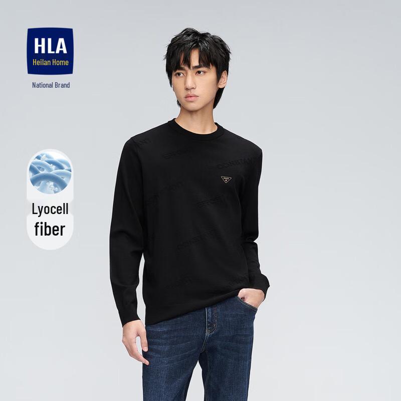 

HLA Men s Letter Pattern Round Neck Sweater 54