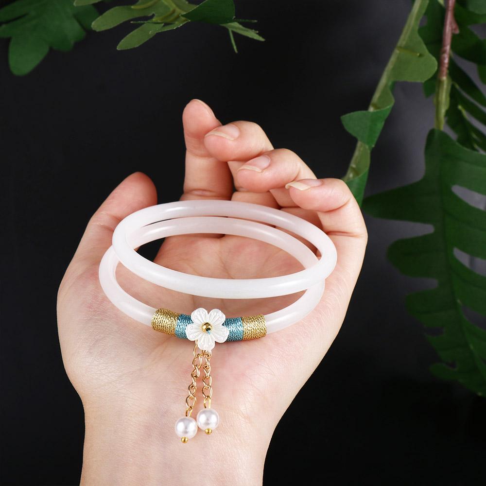 Girls Friend Gift  Stone Bracelet Antique Bracelet Women Bangles Chinese Style Jewelry