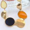 Women's Trendy Geometric Round Asymmetrical Choker Necklace