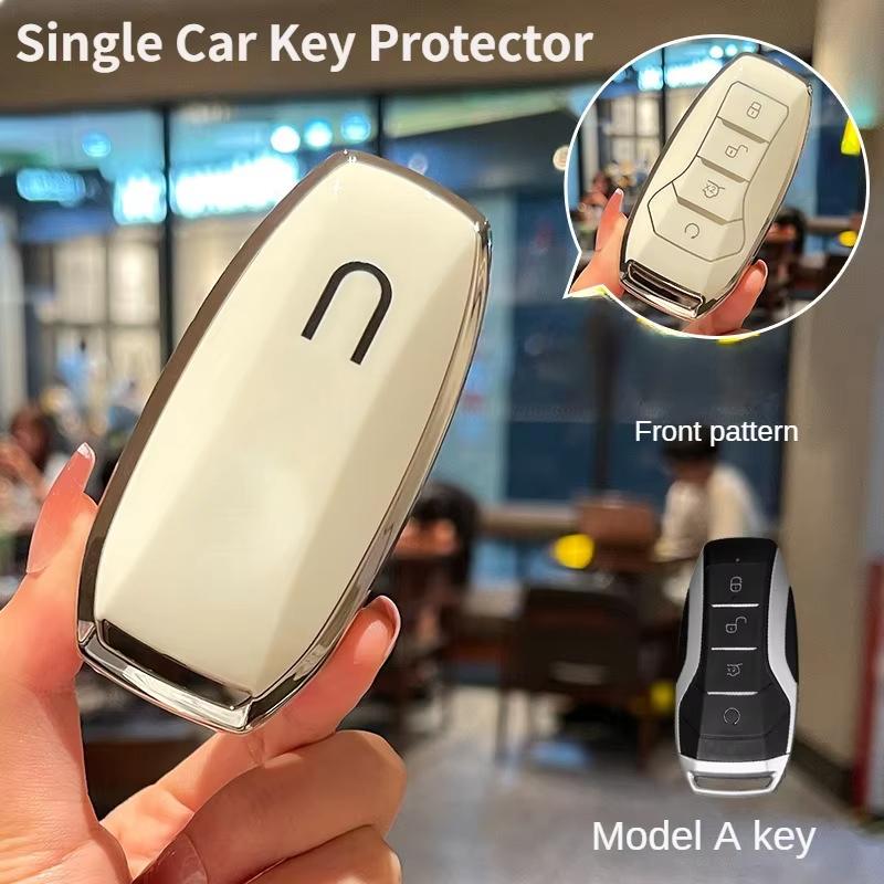 For BYD TPU Car Key Seagull/Dolphin/Qin/Han/Tang/Song/SEAL U DM-i/ATTO03 Car Key Decoration Full Cover Protective Case
