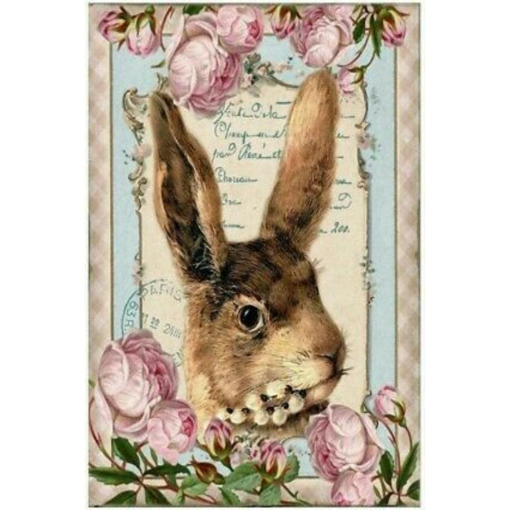 Retro Metal Wall Sign, Easter Bunny with Eggs, Vintage Tin Plate Home Decor