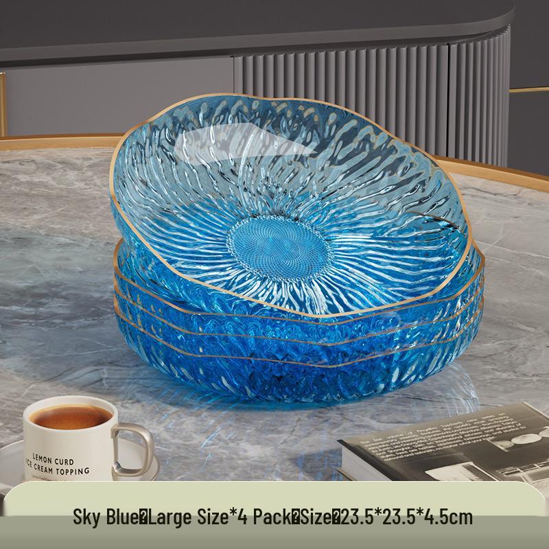 Elegant Flower-Shaped Plastic Fruit and Dessert Plate for Daily Use