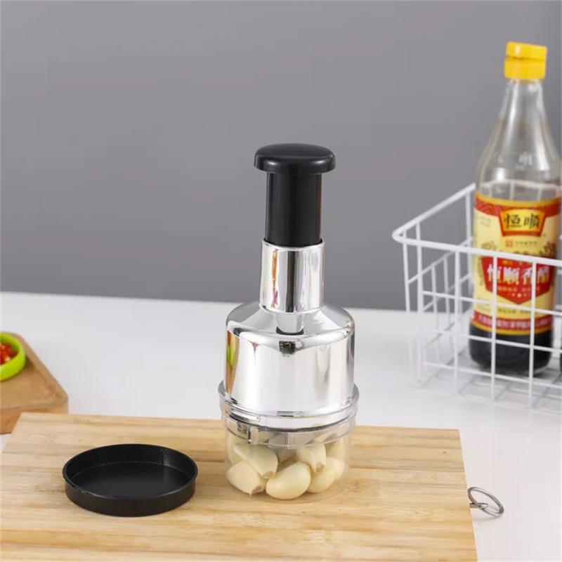 1PC Multifunction Hand Press Food Cutter Onion Nuts Grinder Mincer Manual Safety Efficient Fruit Vegetable Chopper Kitchen Tool