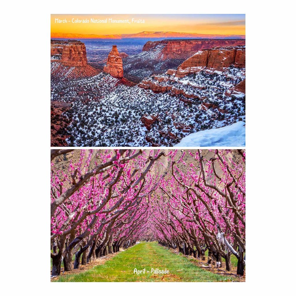 2026 Calendar Beautiful Scenery Gift, Gift For Photography Fans, New Year Gift, Home Wall Decoration Calendar