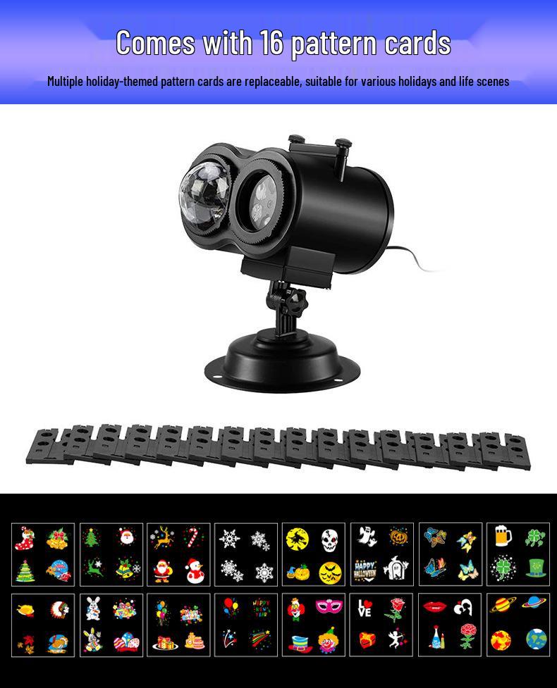 Bright Outdoor Waterproof Snowflake Projector Light for Christmas & Halloween