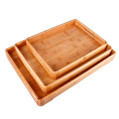 Bandeja rectangular de bambú ZISIZ