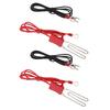 Easy Install Electric Fence Tape Connector Red and Black Electric Tape Connector
