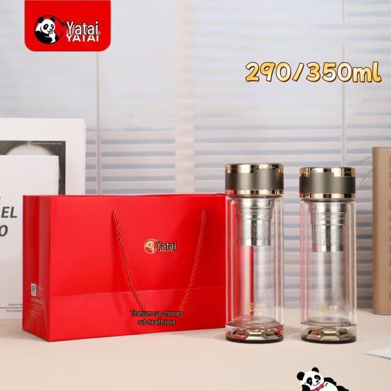 YATAI Double-Layer Glass Tea Infuser Bottle