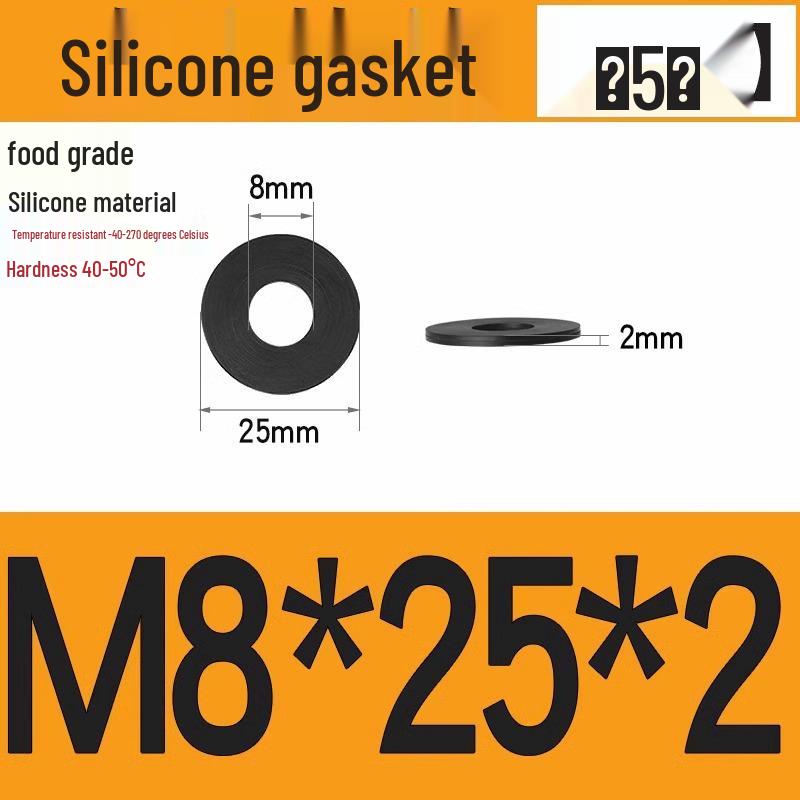 Silicone High-Temp Waterproof Gasket & Shock Absorbing Seal Pad