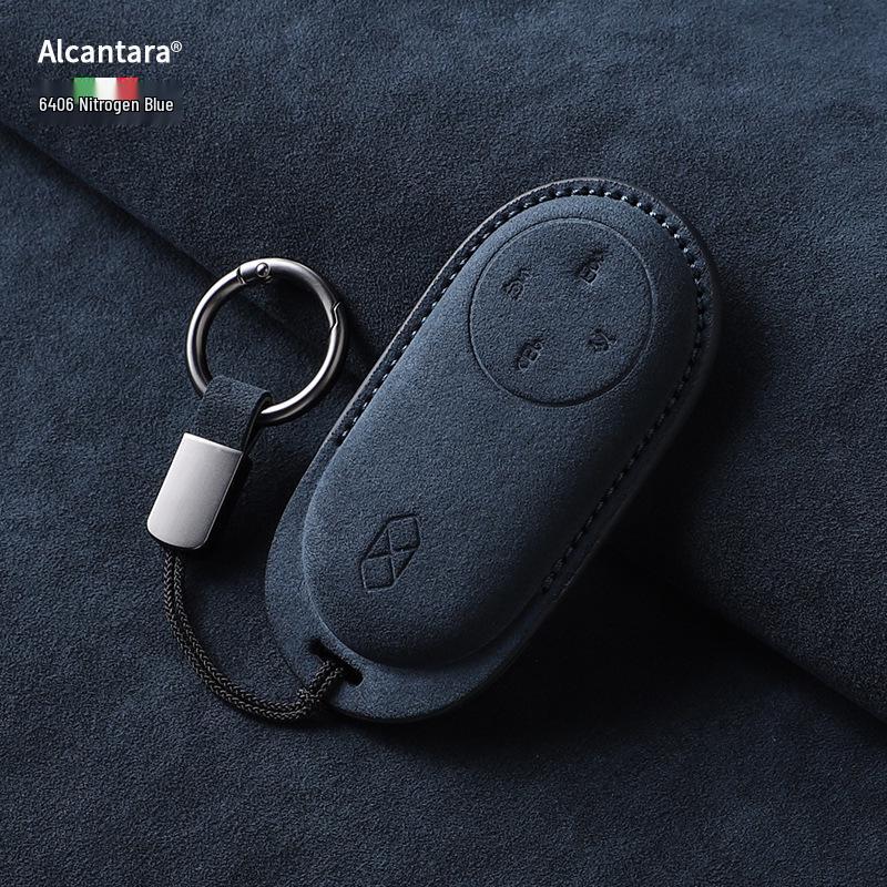 2026 Luxeed R7 Key Case: Suede S7/M8 Protective Shell with Full Coverage & Buckle