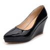 wedges heel shoes for women pointed toe slip on platform ladies high heel dress pumps work party dacning wedding shoes
