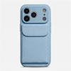 Applicable to iPhone17PROMAX mobile phone case, lychee leather pattern card bag bracket, advanced Apple 16 anti-drop protective case.