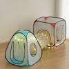 3 Pieces TwoSection Play Tent with Indoor Cloth Tunnel Young Child Playhouse for