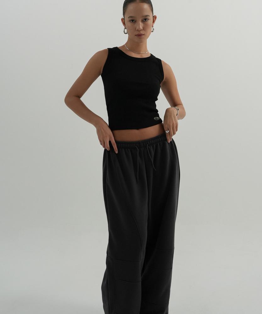 Bunteu 2Way Sweat Pants (Charcoal)