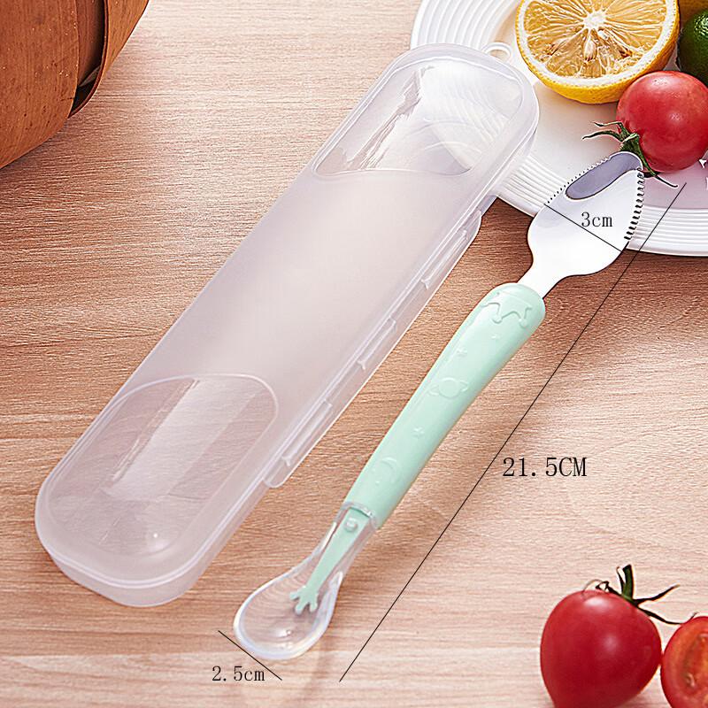 OJW Baby Double-Ended Fruit Puree Spoon & Scraper