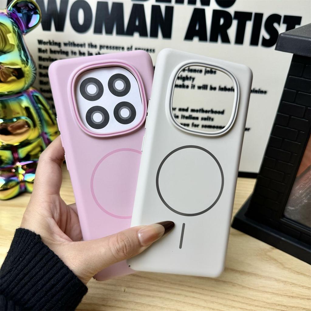 For MI Redmi Note14 Pro Plus Case Simple and soft magnetic PC skin-friendly Anti-fall Cover For Redmi Note 14 Pro+ Funda