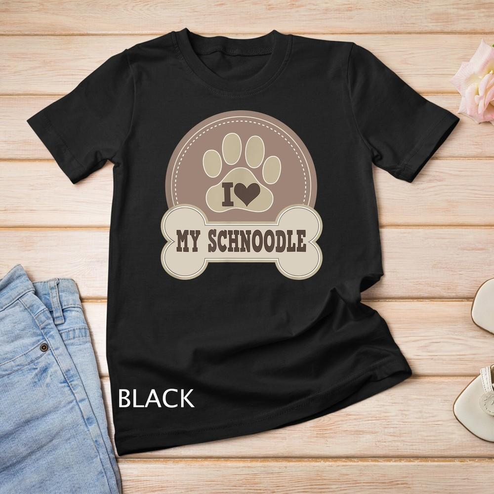 

Schnoodle Dog Cute Poodle Pet Owner Gift Unisex T-shirt 4XL