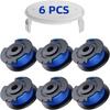 Ryobi Lawn Trimmer Head Replacement Kit With Nylon And Fiberglass For Ac14rl3a And Ac14hca Edgers