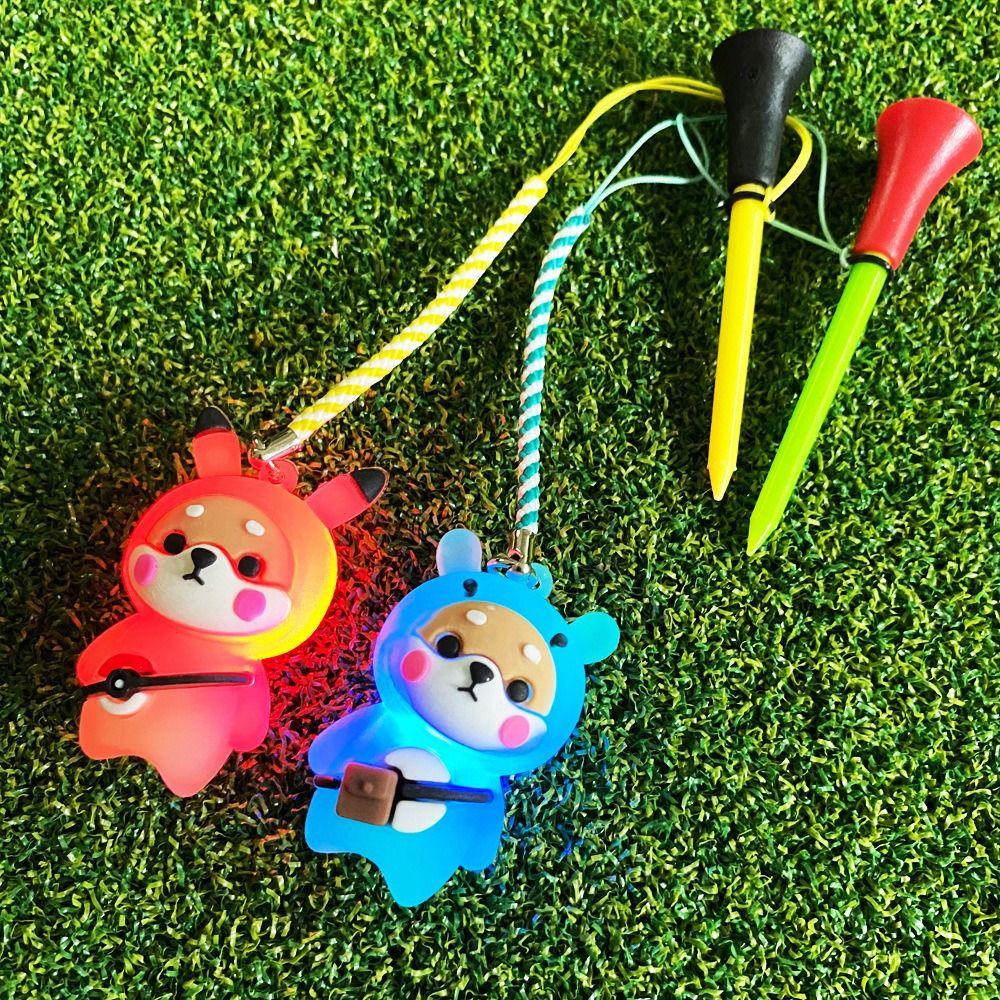 8.3cm Golf Tee Cartoon Golf Novelty Shape Tees Golf Accessories Golf Rubber Tees  Insert Into Grass