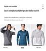 Men's Quick-Dry Hooded Training Suit - Long Sleeve Track & Field Running T-Shirt